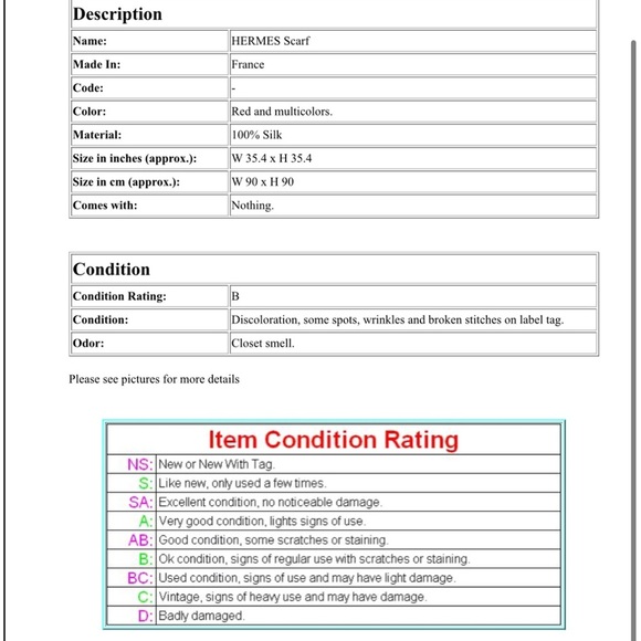 Hermes Red and Gold Equestrian Scarf - Picture 11 of 11